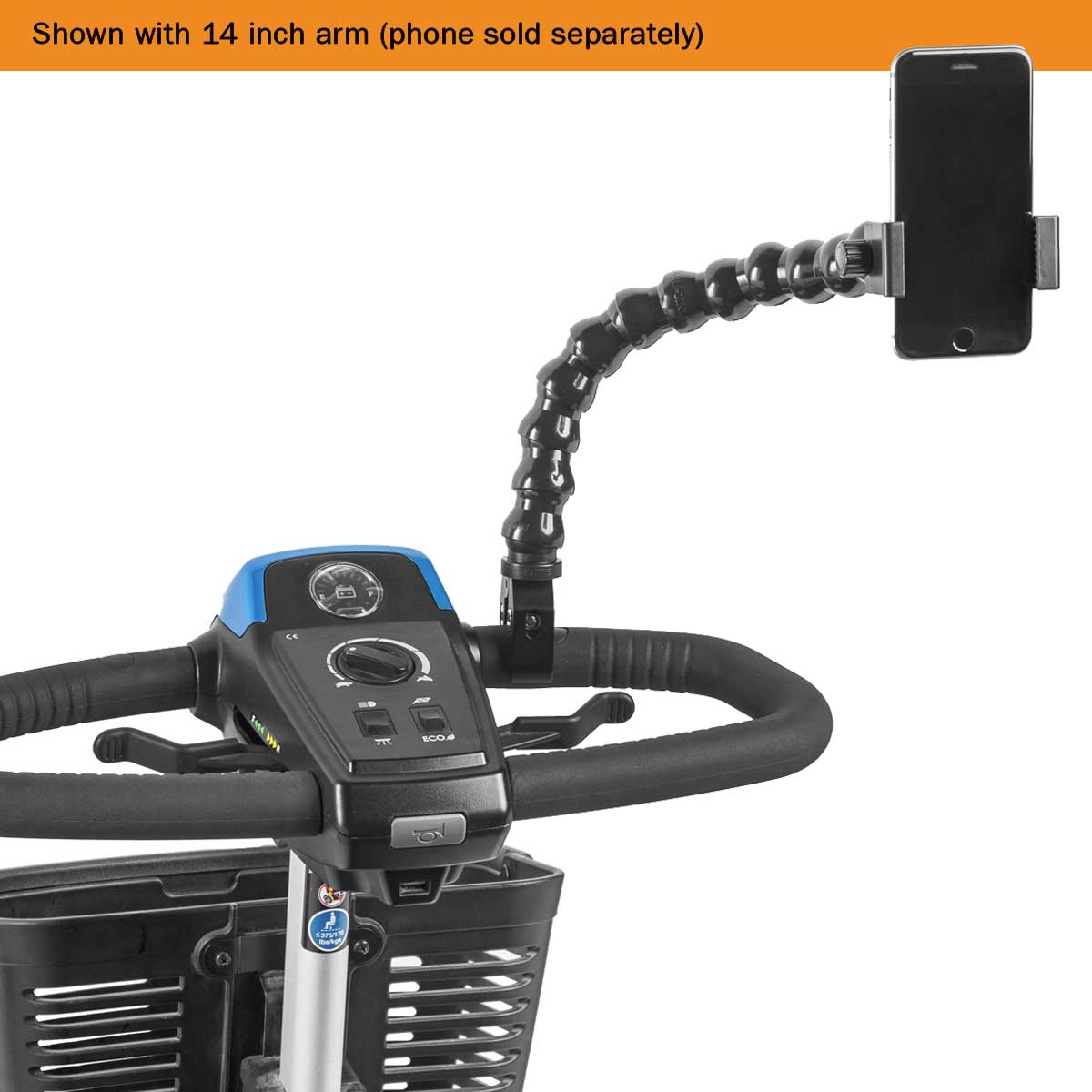 Phone Holder 18 inch Arm Mini Clamp | ModularHose