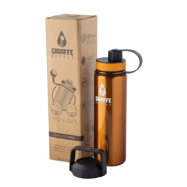 Burnt Orange Stainless w/ Extra Lid