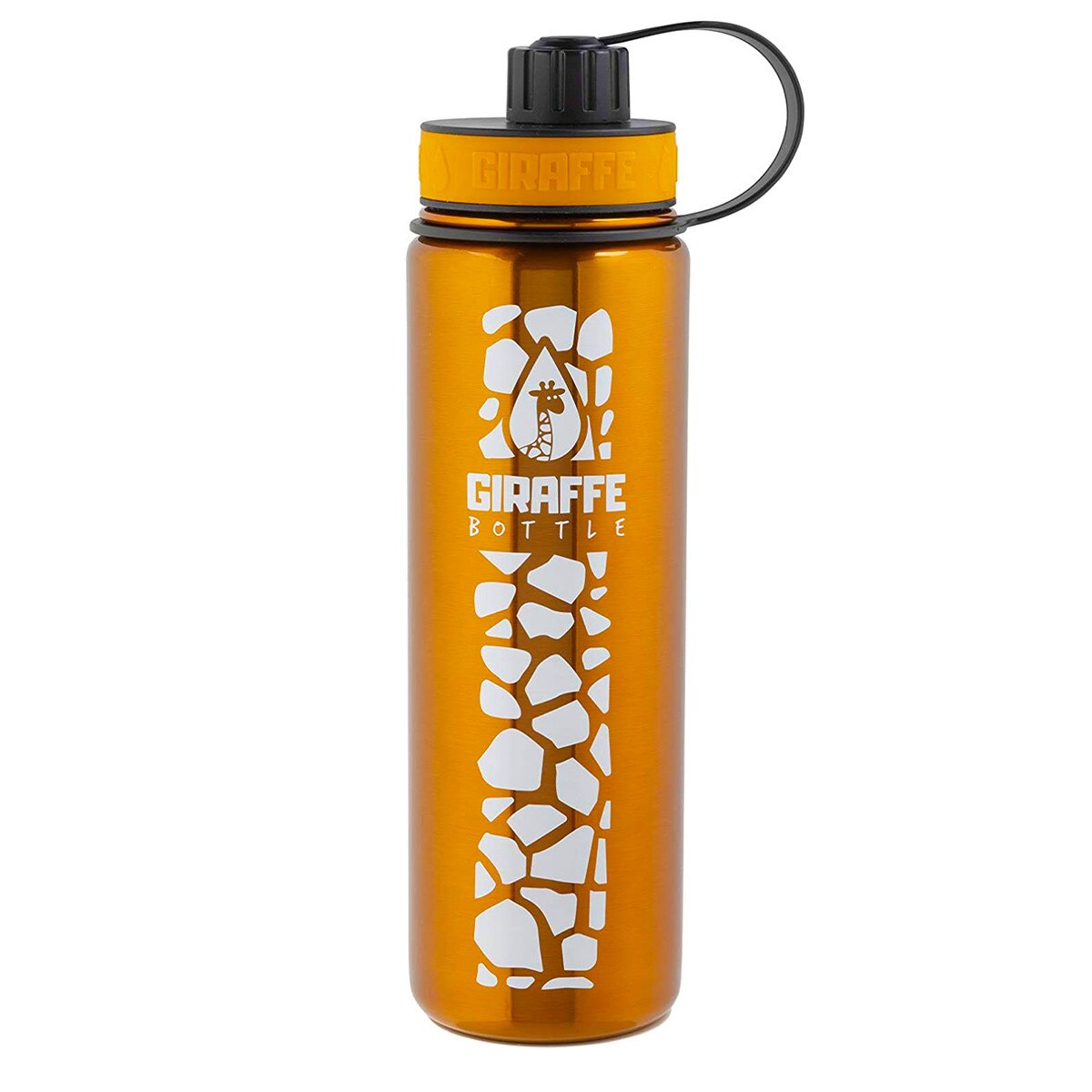 Burnt Orange Stainless Pattern Bottle
